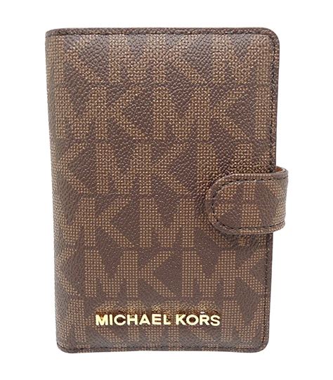 michael kors passport holder|michael kors travel passport wallet.